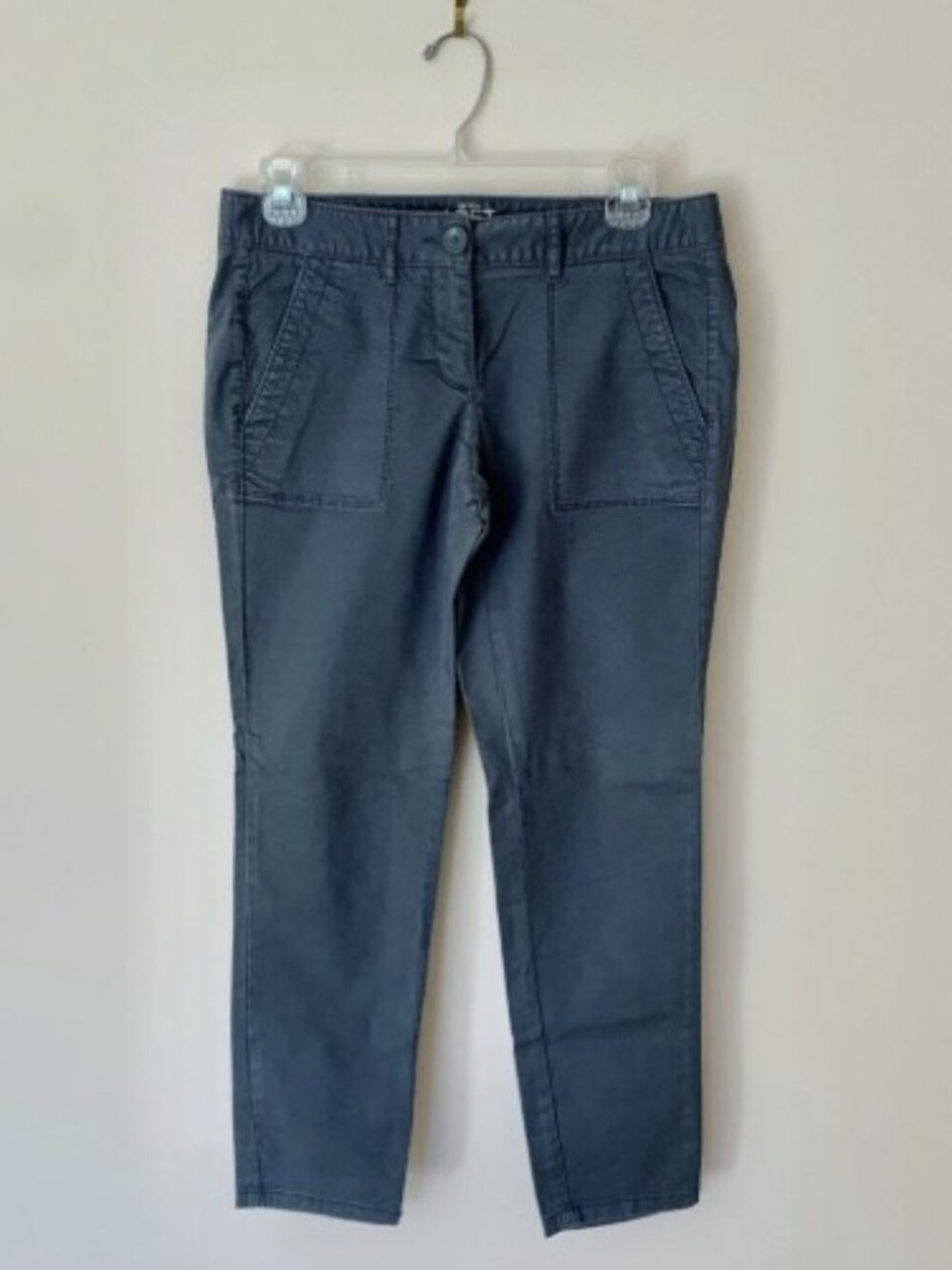 LOFT, Relaxed Skinny gray pant, size 0P